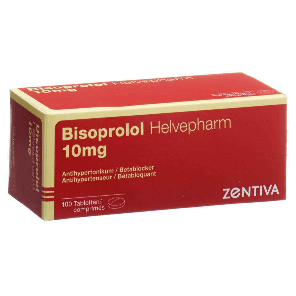 BISOPROLOL Helvepharm 10 mg, Hauptbild
