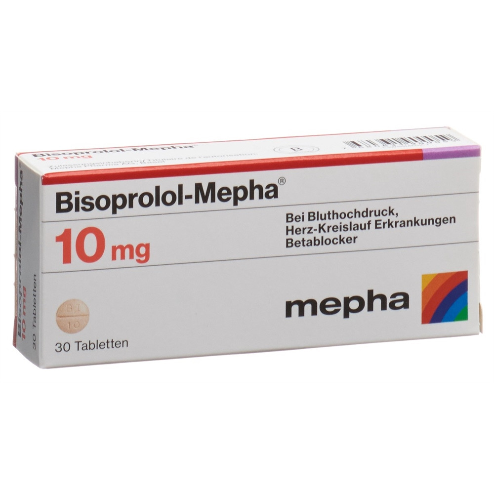 BISOPROLOL Mepha 10 mg, image principale