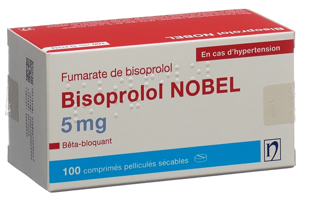 BISOPROLOL NOBEL 5 mg, image 2 sur 2