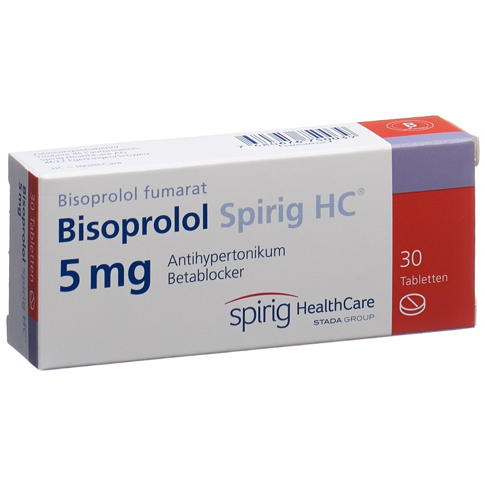 BISOPROLOL Spirig HC 5 mg, image principale