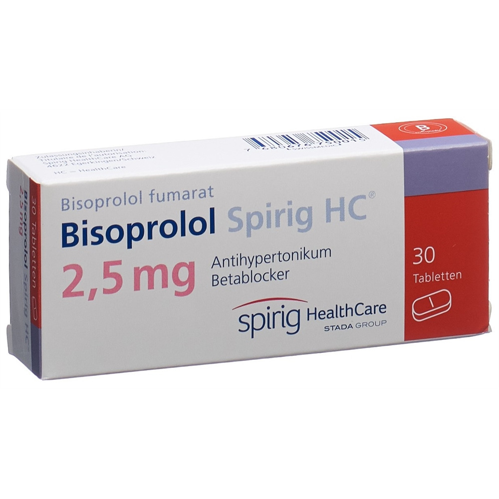 BISOPROLOL Spirig HC 2.5 mg, Hauptbild