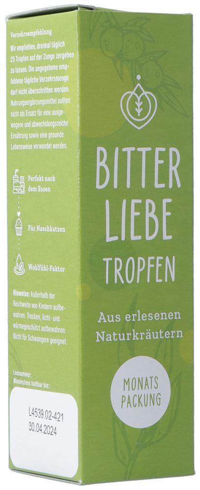 BITTERLIEBE gouttes fl pip 50 ml