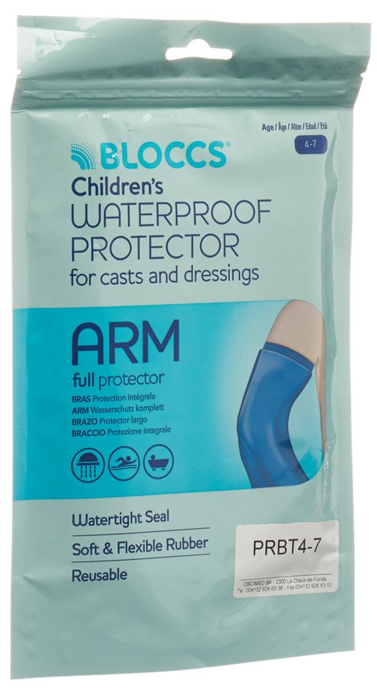 Bloccs Bad und Dusche Wasserschutz für den Arm