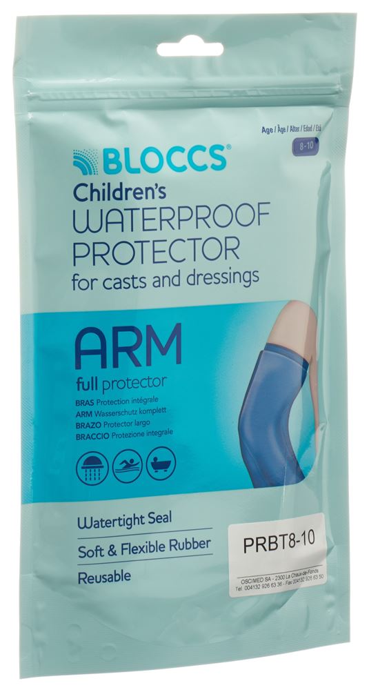 Bloccs Bad und Dusche Wasserschutz für den Arm