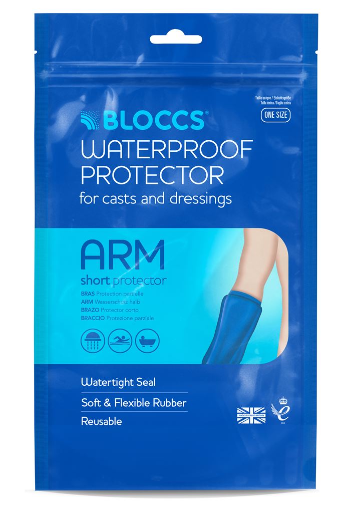 Bloccs Bad und Dusche Wasserschutz für den Arm