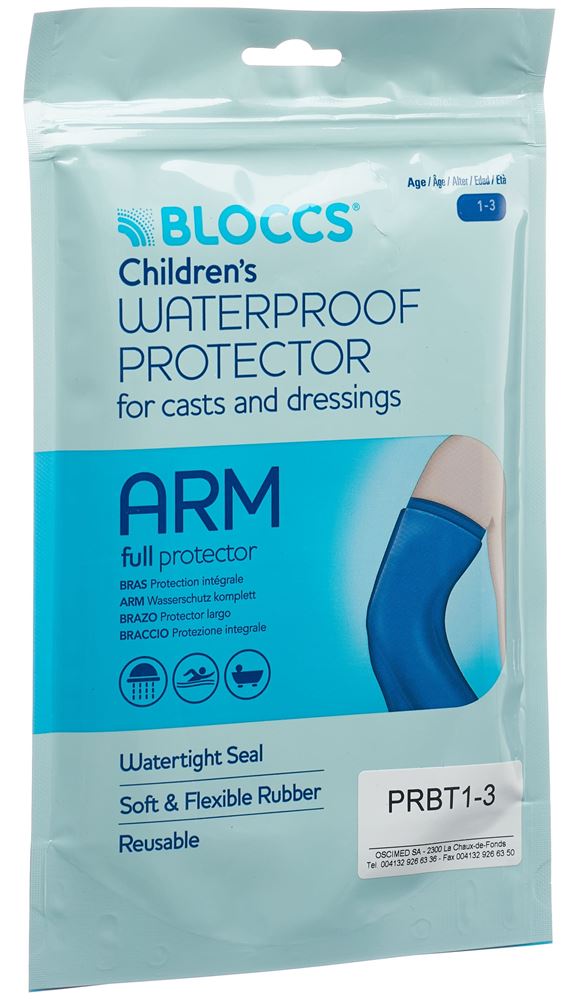 Bloccs protection étanche pour le bain bras