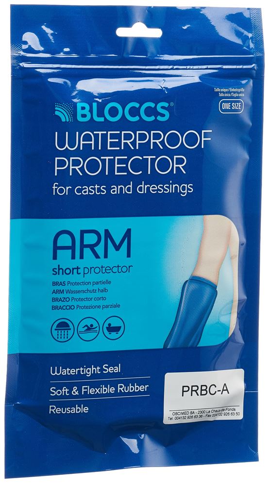 Bloccs protection étanche pour le bain bras