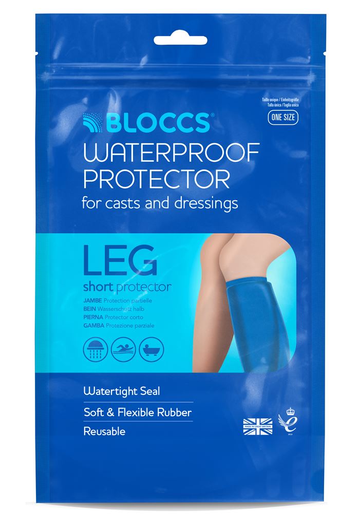 Bloccs protection étanche pour le bain jambe