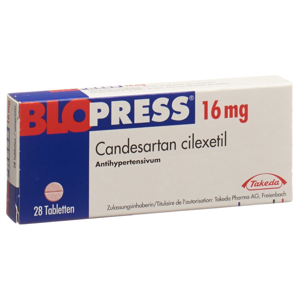 BLOPRESS Tabl 16 mg Blist 28 Stk, Hauptbild