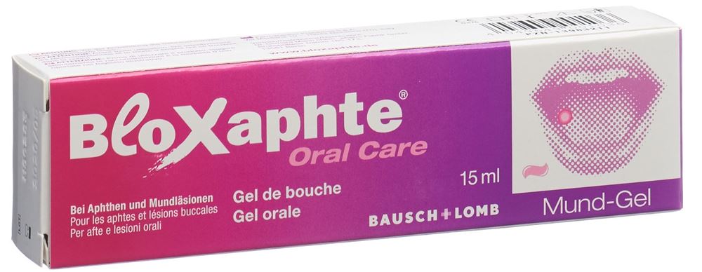 BLOXAPHTE Oral Care gel de bouche, image principale BLOXAPHTE Oral Care gel de bouche, image principale