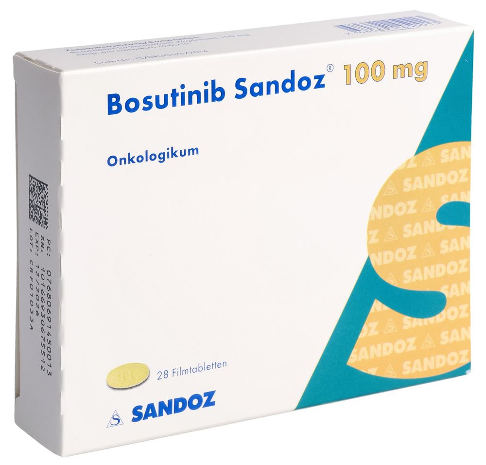 BOSUTINIB Sandoz 100 mg, Hauptbild