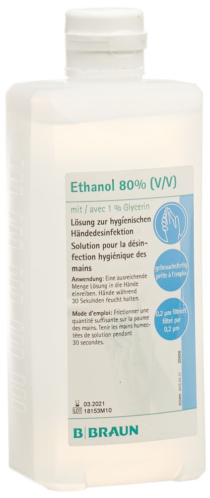 B. BRAUN Ethanol 80% Glycerin 1%, Hauptbild