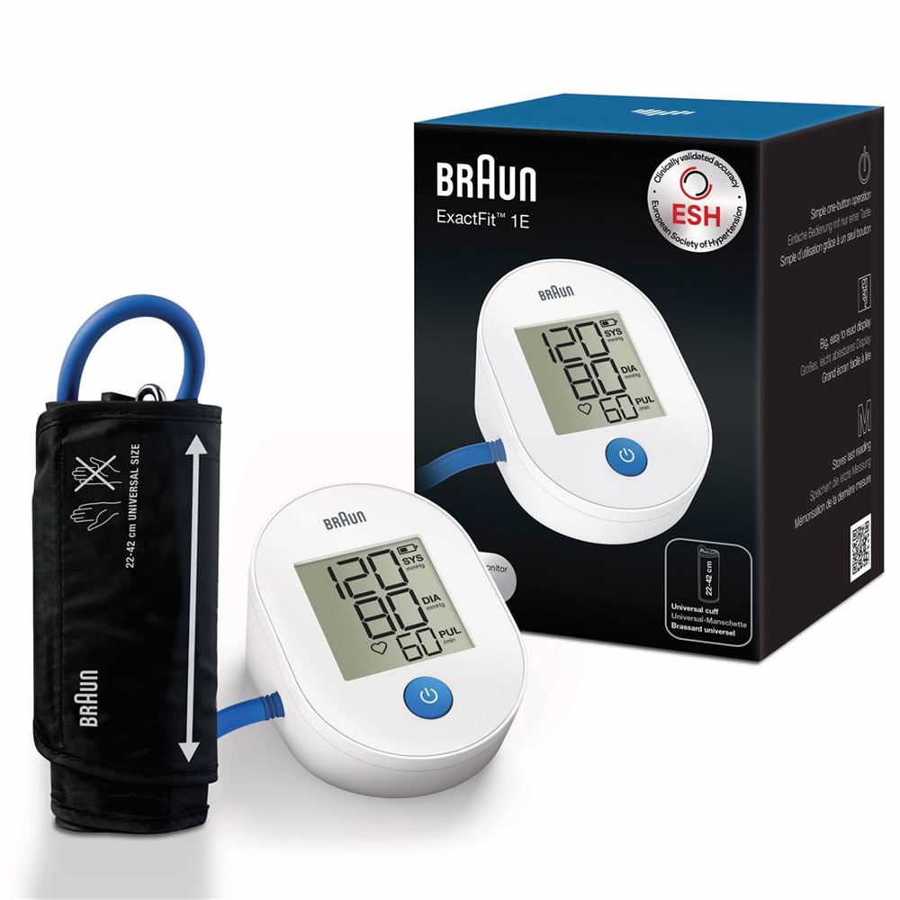 BRAUN ExactFit Blutdruckmessgerät 1E, Hauptbild