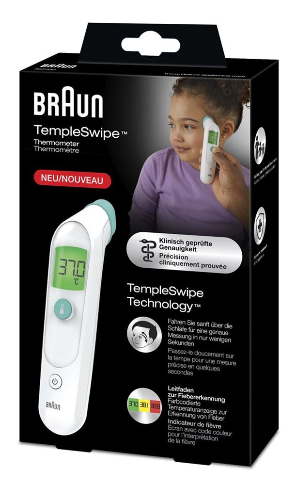 BRAUN TempleSwipe Stirn Thermometer