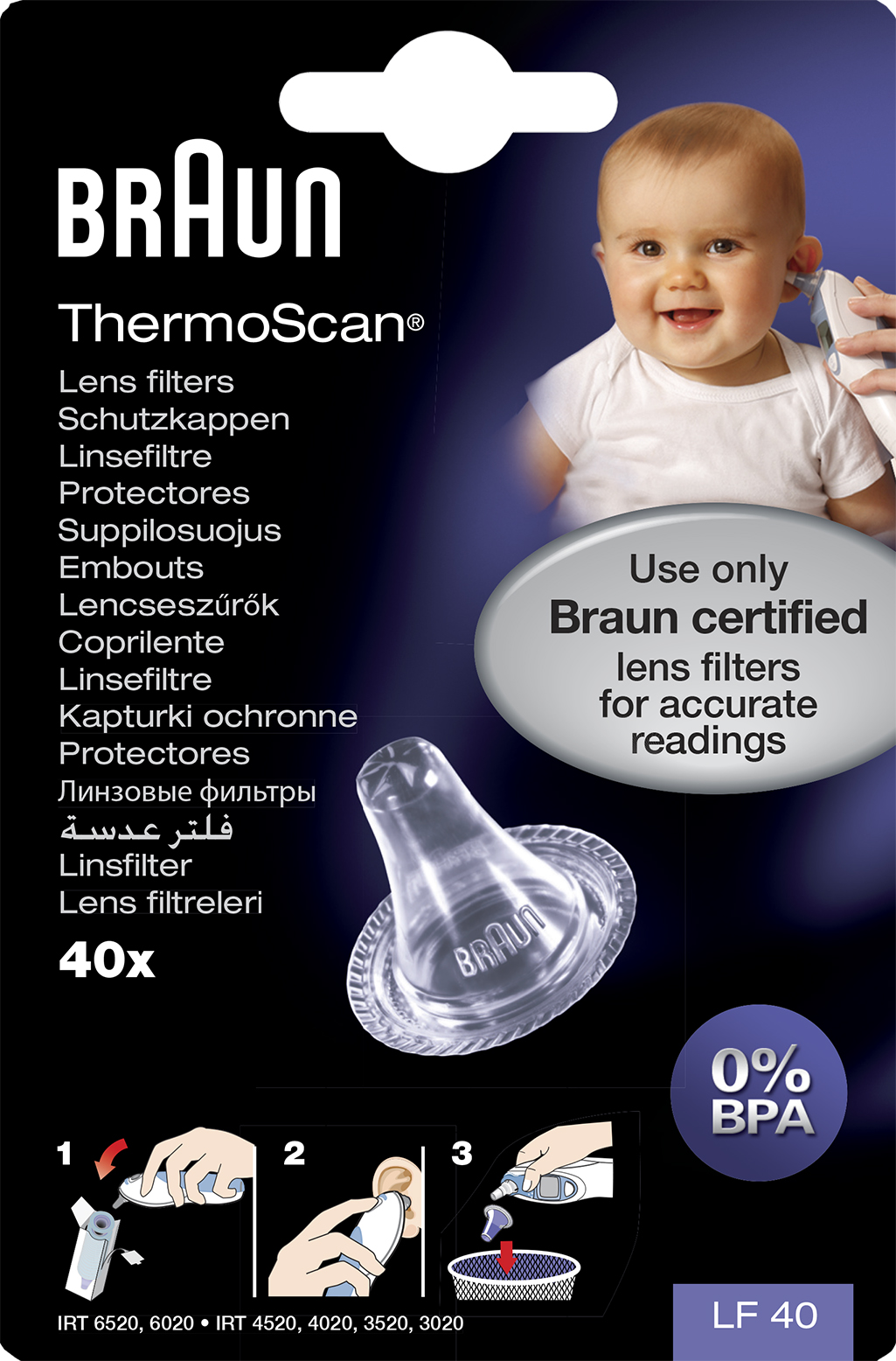 BRAUN ThermoScan capuchon rechange, image principale