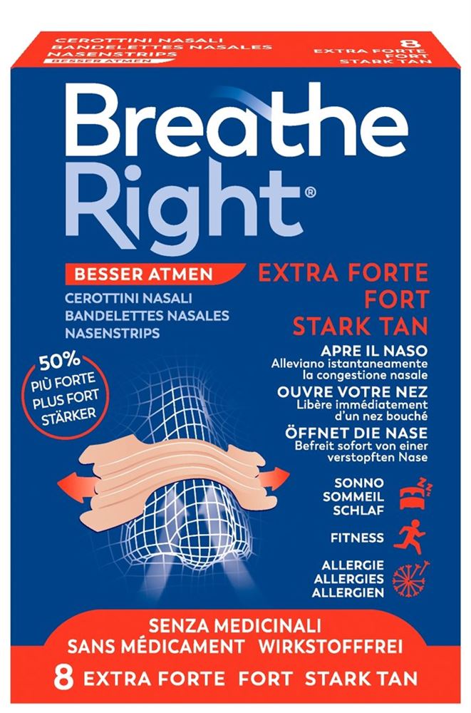 BREATHE RIGHT bandelettes nasales