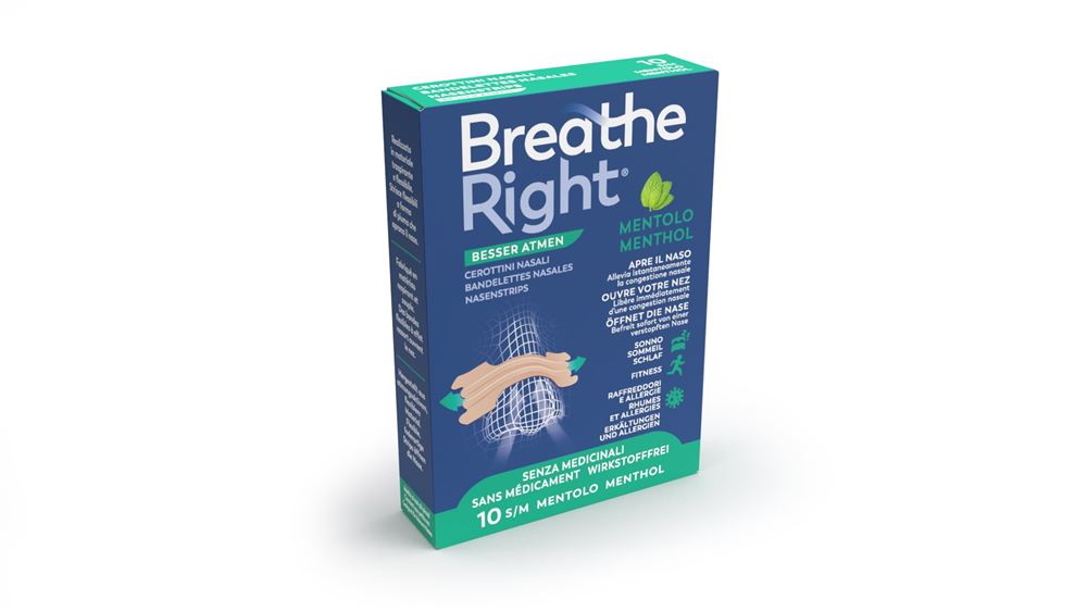 BREATHE RIGHT bandelettes nasales MENTHOL