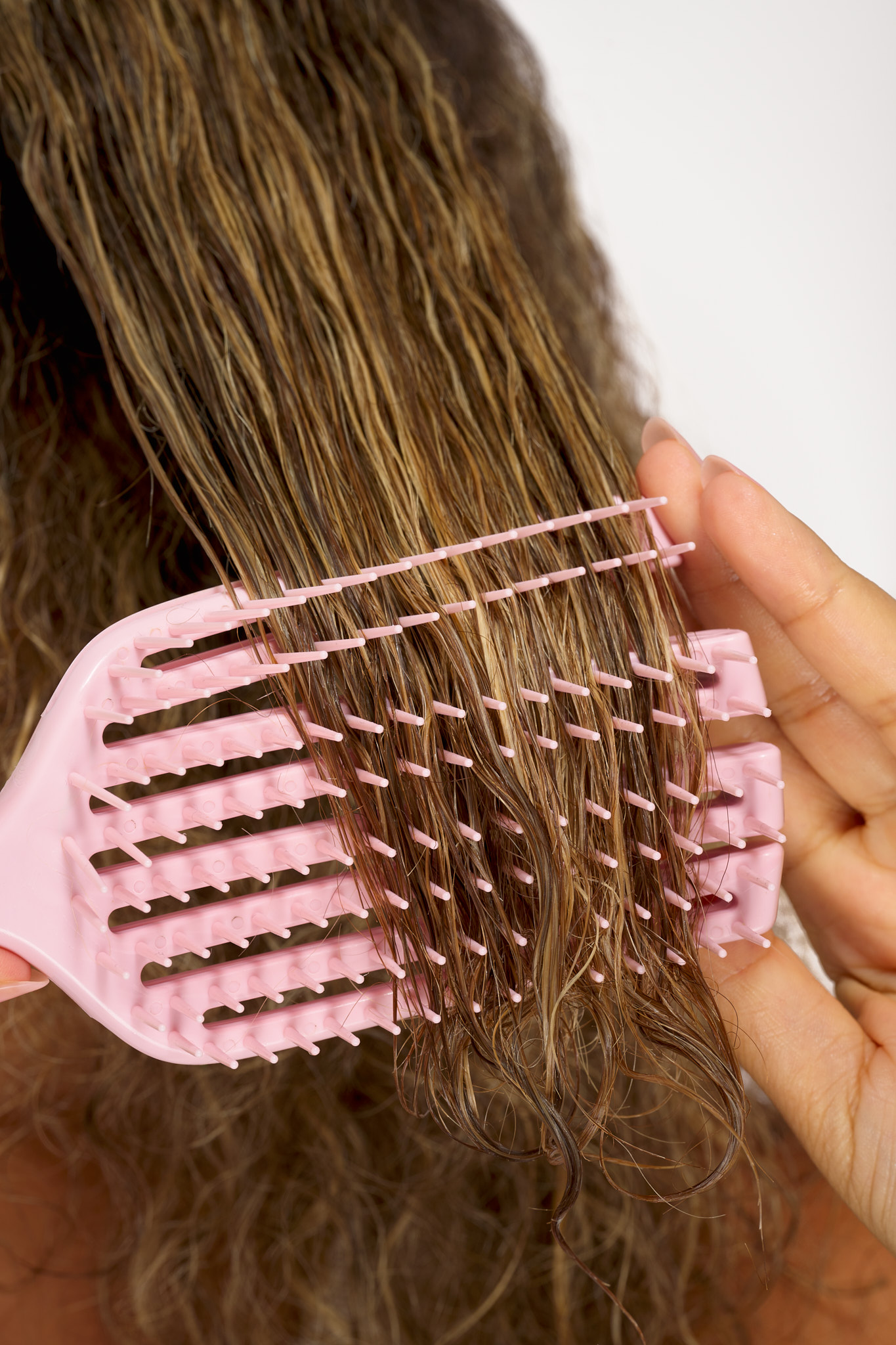 BRUSHWORKS curly hair detangling brush, image 5 sur 5