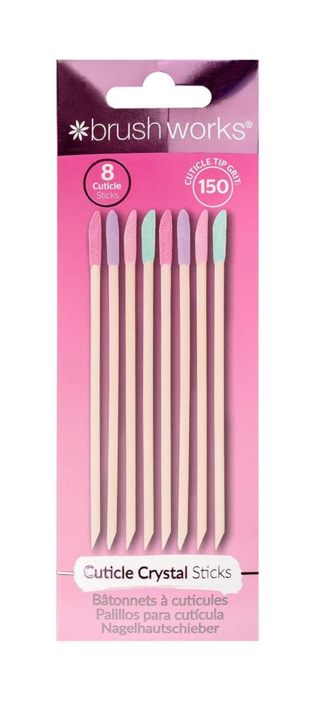 BRUSHWORKS cuticle crystal sticks