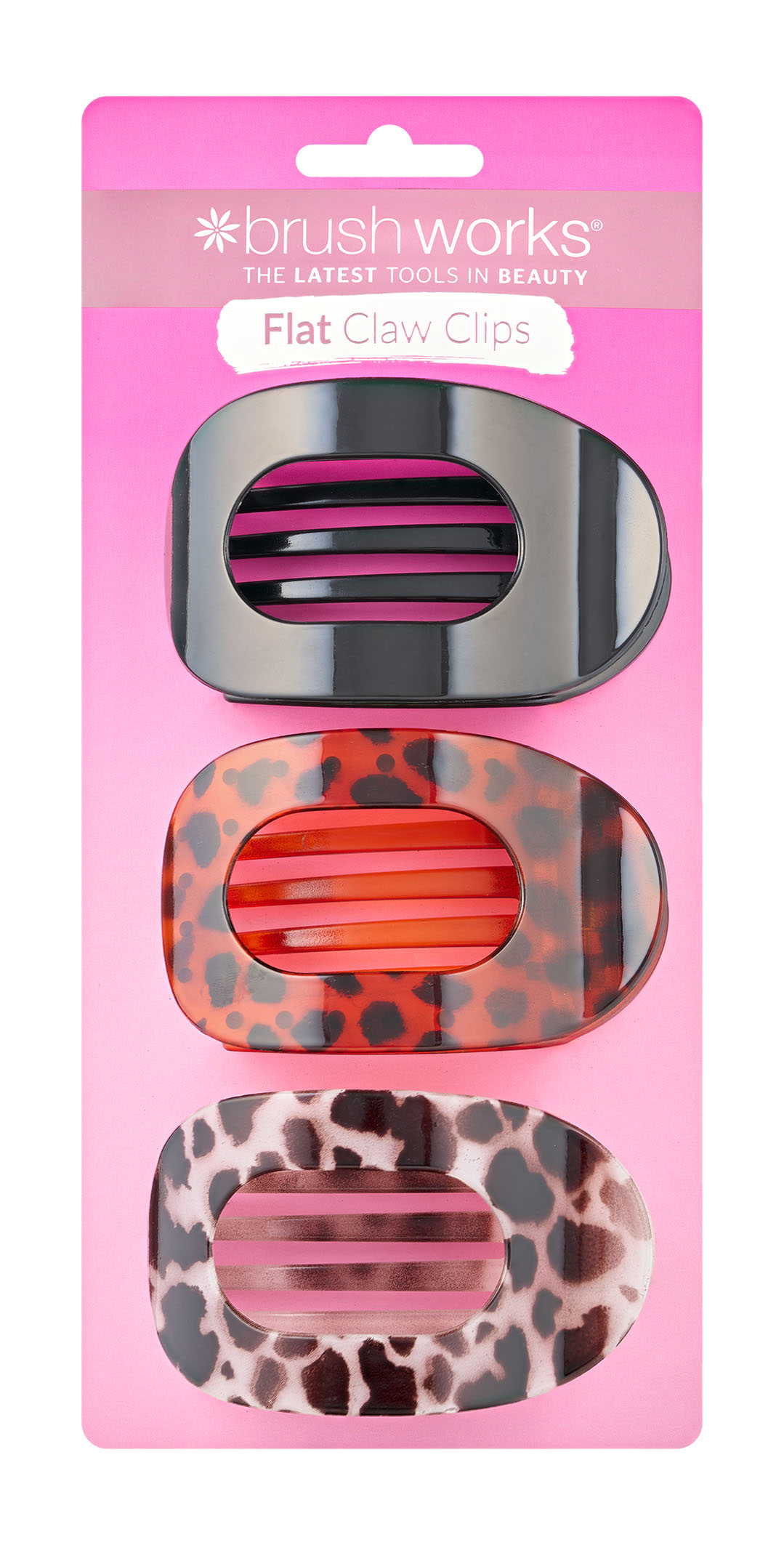 BRUSHWORKS flat claw clips