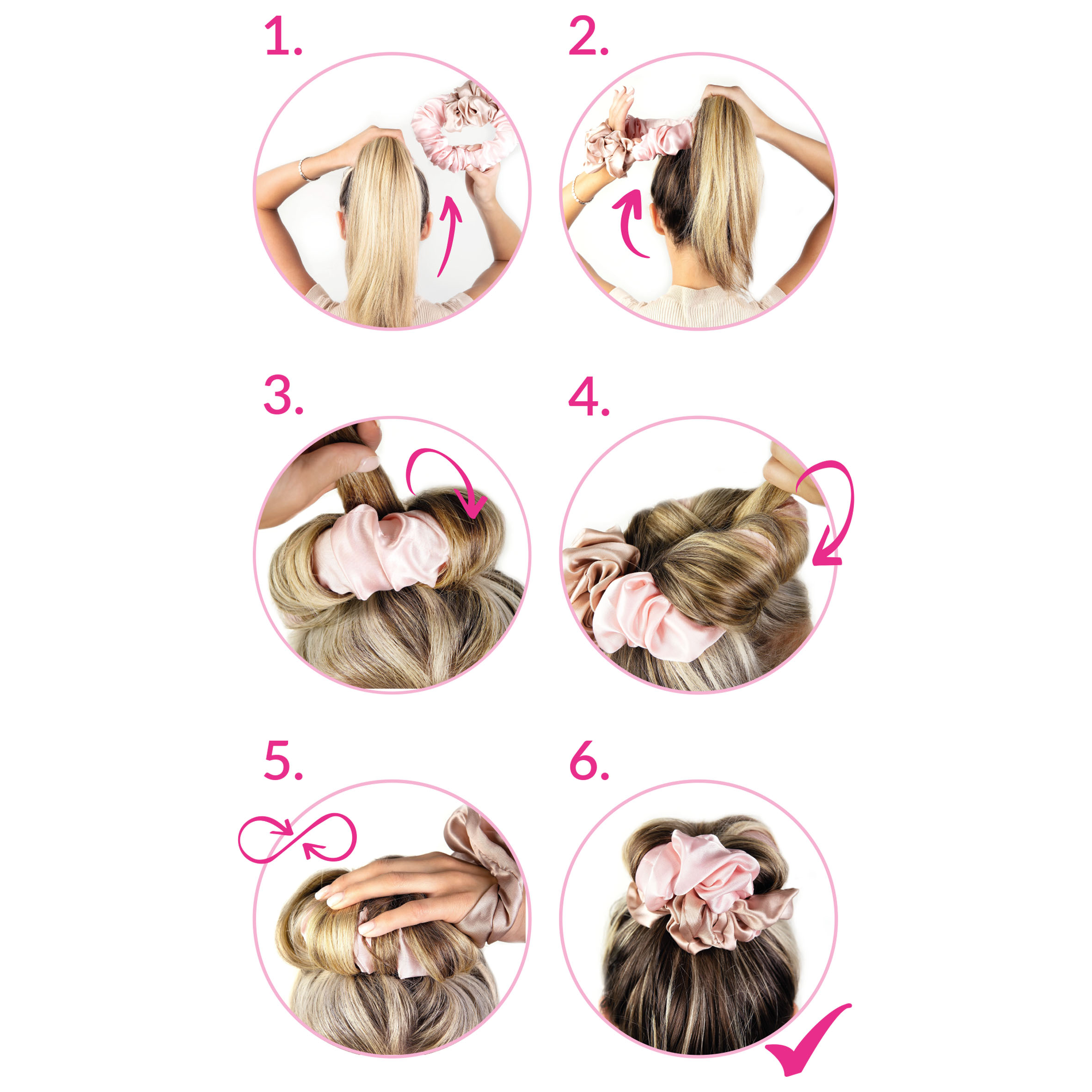 BRUSHWORKS Heatless Curling Scrunchie, Bild 3 von 5