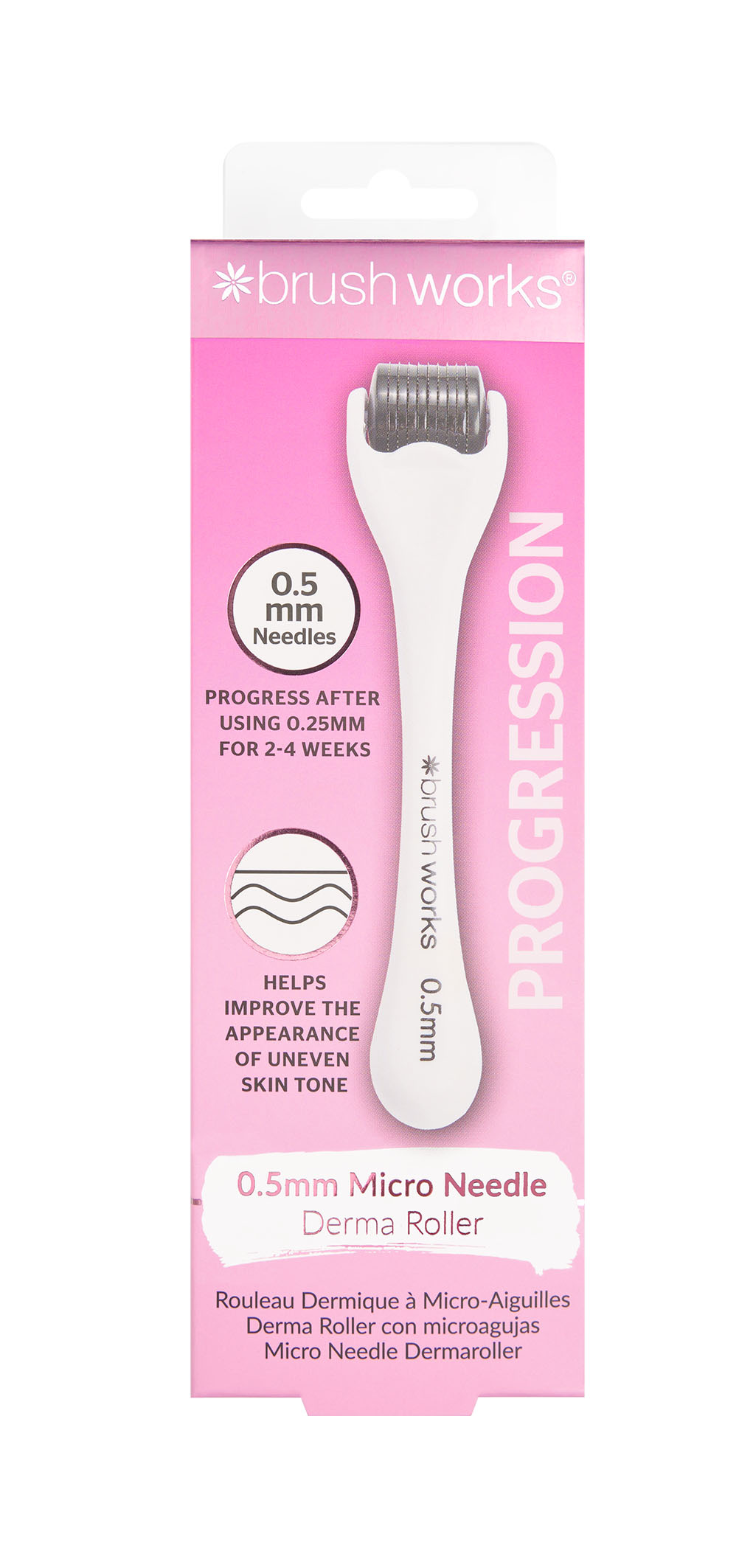 BRUSHWORKS micro needle derma roller