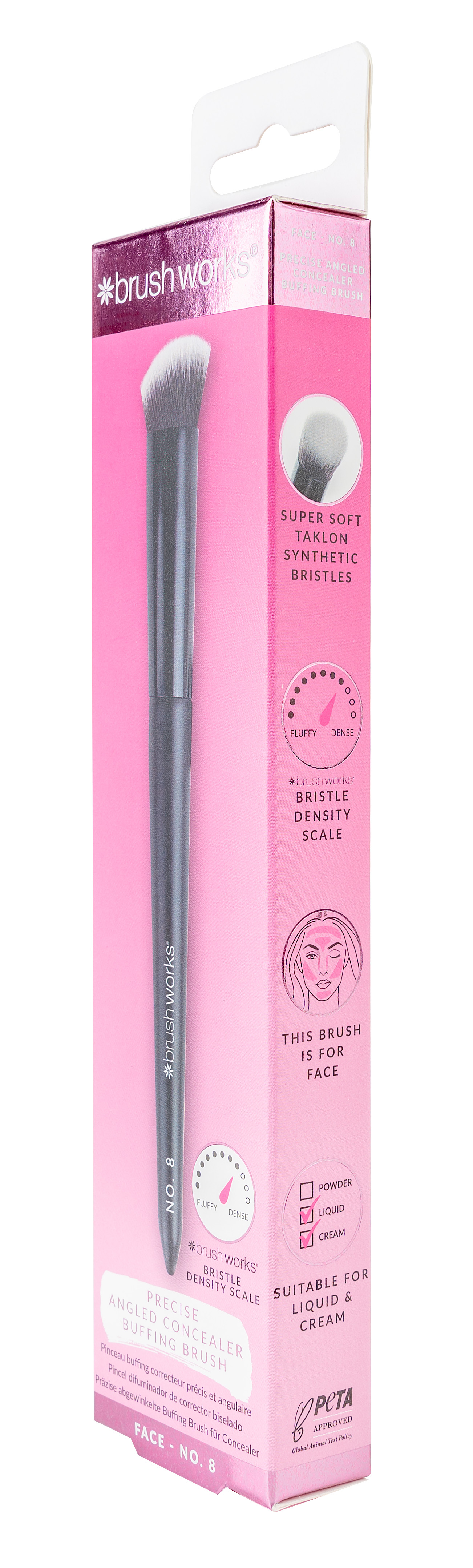 BRUSHWORKS Precise Angled Concealer Buffing Brush, Bild 2 von 5
