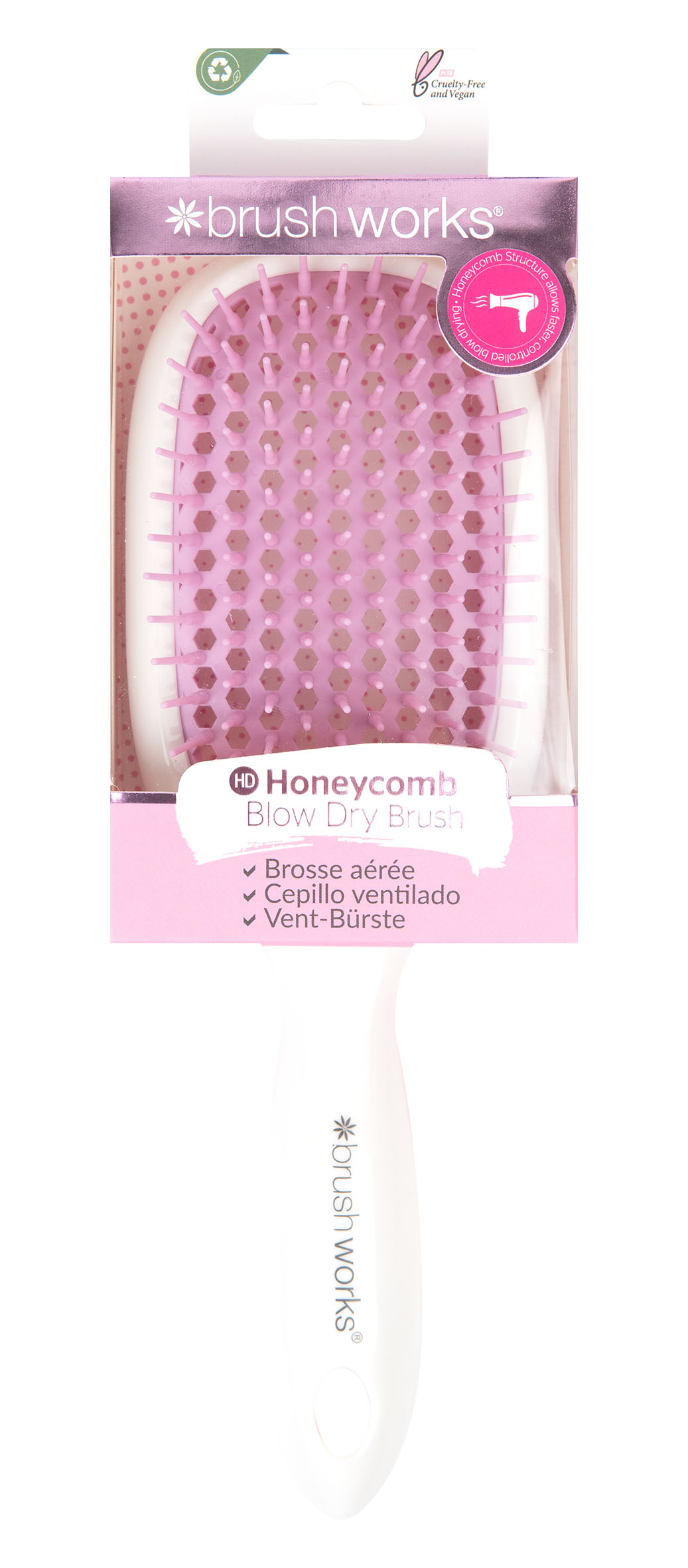 BRUSHWORKS quick blow dry hair brush