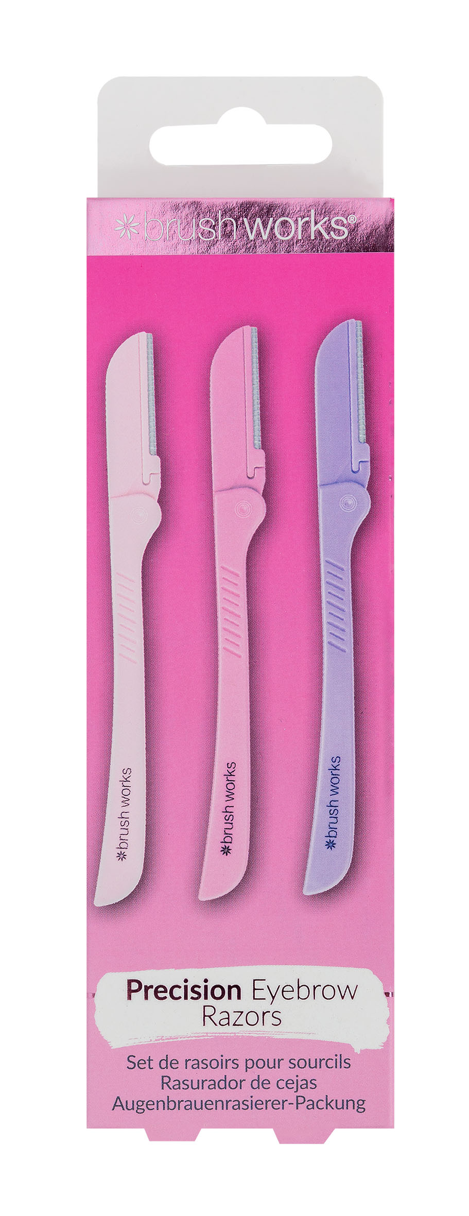 BRUSHWORKS rasoir de précision pour sourcils