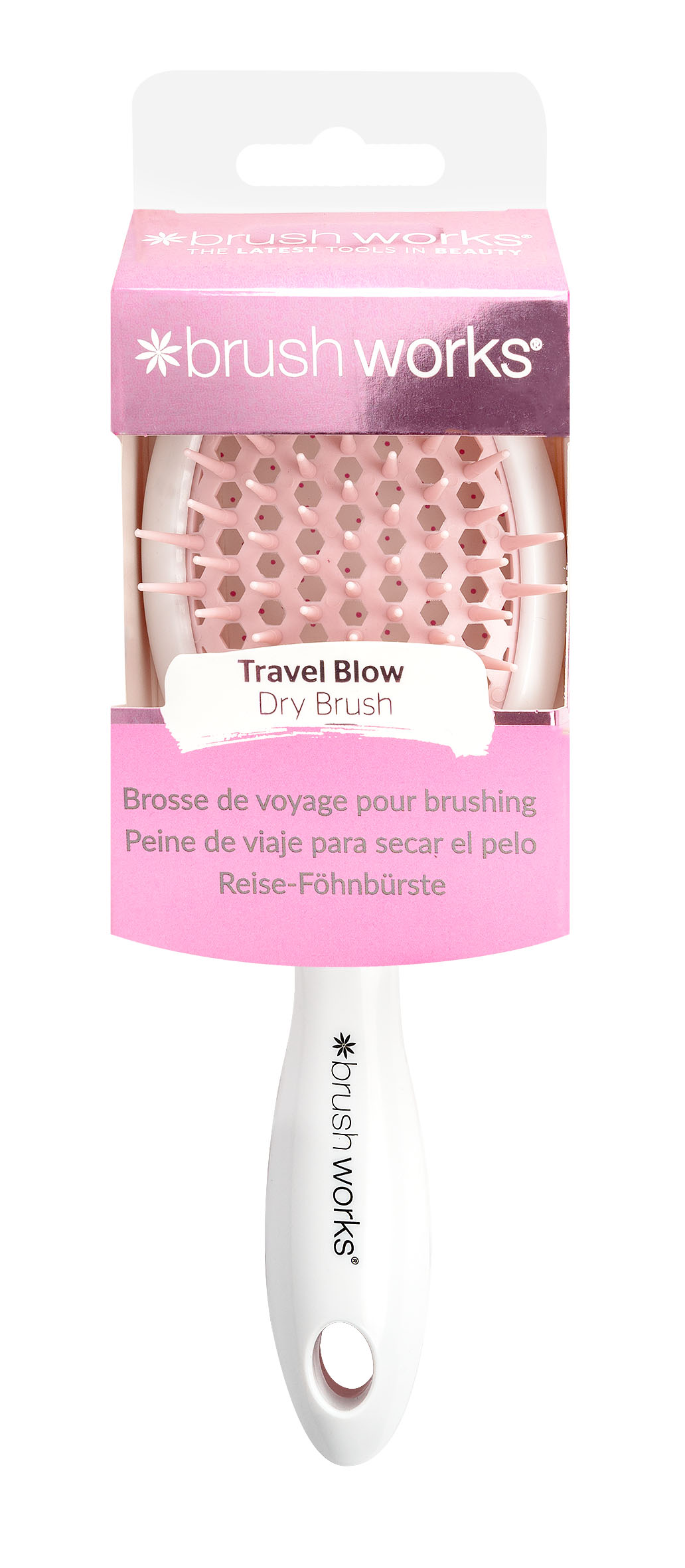 BRUSHWORKS travel blow dry brush