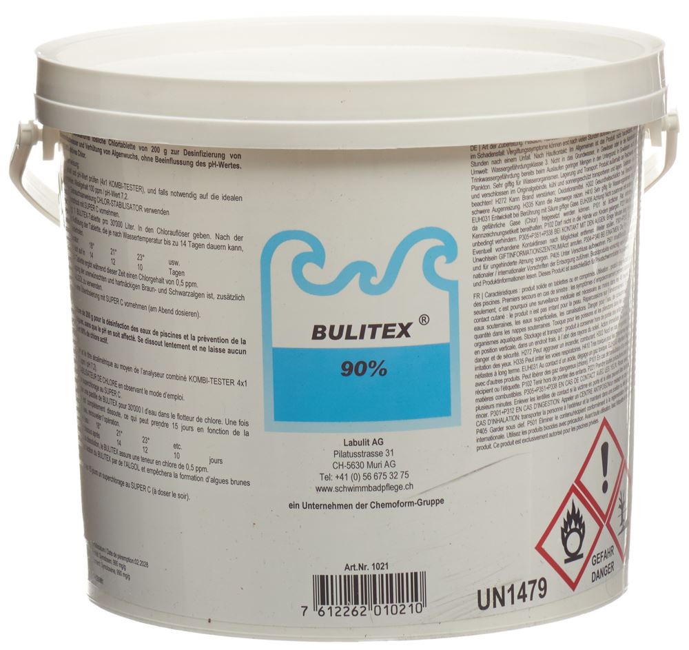 BULITEX comprimés chlore