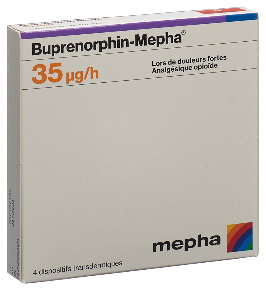 BUPRENORPHINE Mepha 35 mcg/h, Bild 2 von 2