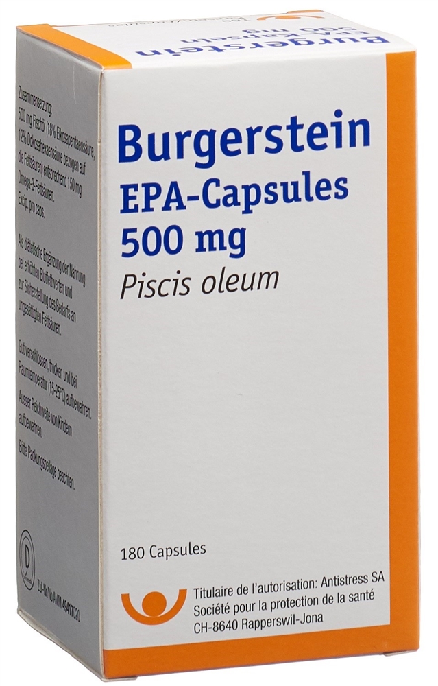 BURGERSTEIN EPA 500 mg, image 2 sur 2