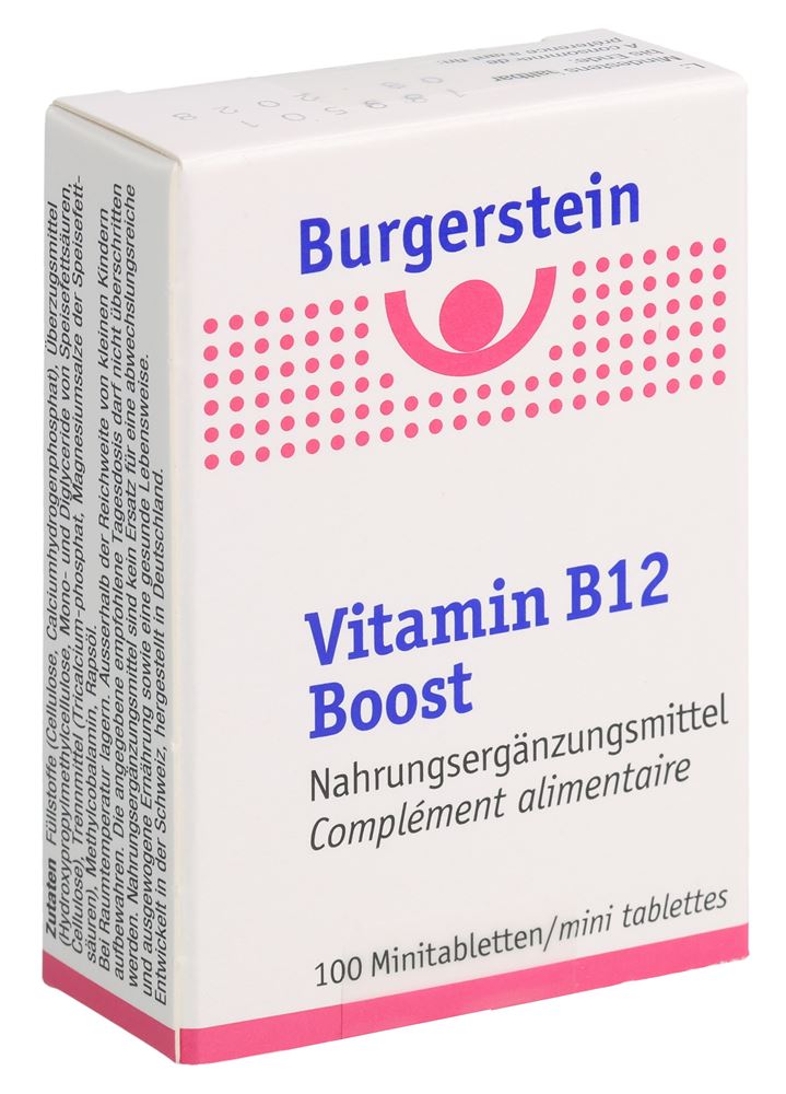 BURGERSTEIN Vitamin B12 Boost Minitabletten