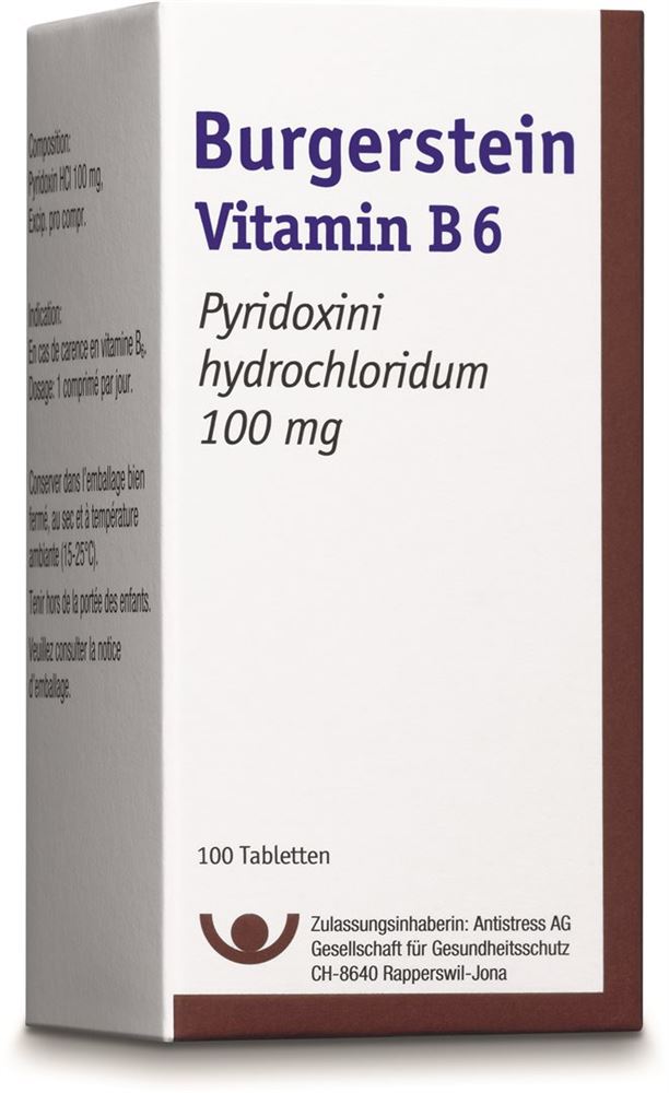 BURGERSTEIN Vitamin B6 100 mg