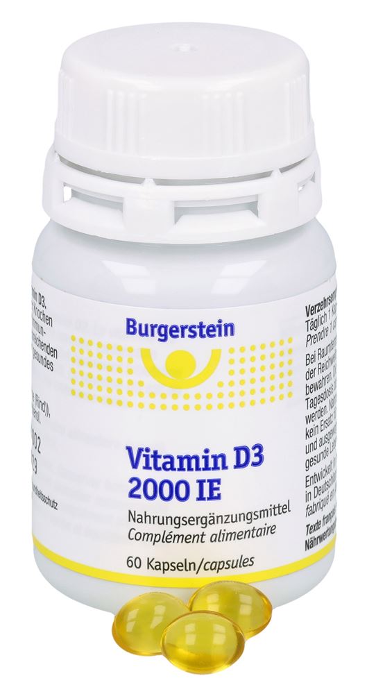 BURGERSTEIN Vitamin D3 2000 IE, Bild 2 von 3