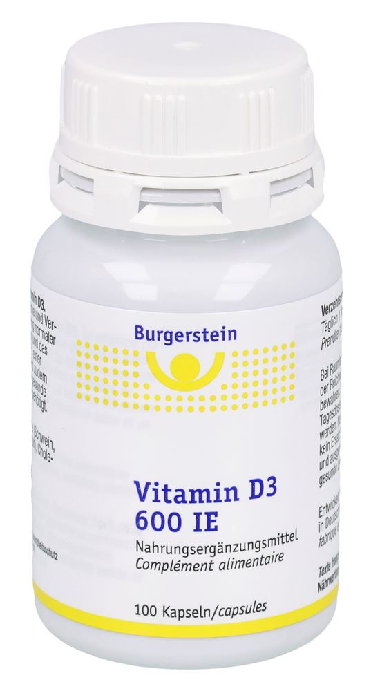 BURGERSTEIN Vitamin D3 600 IE