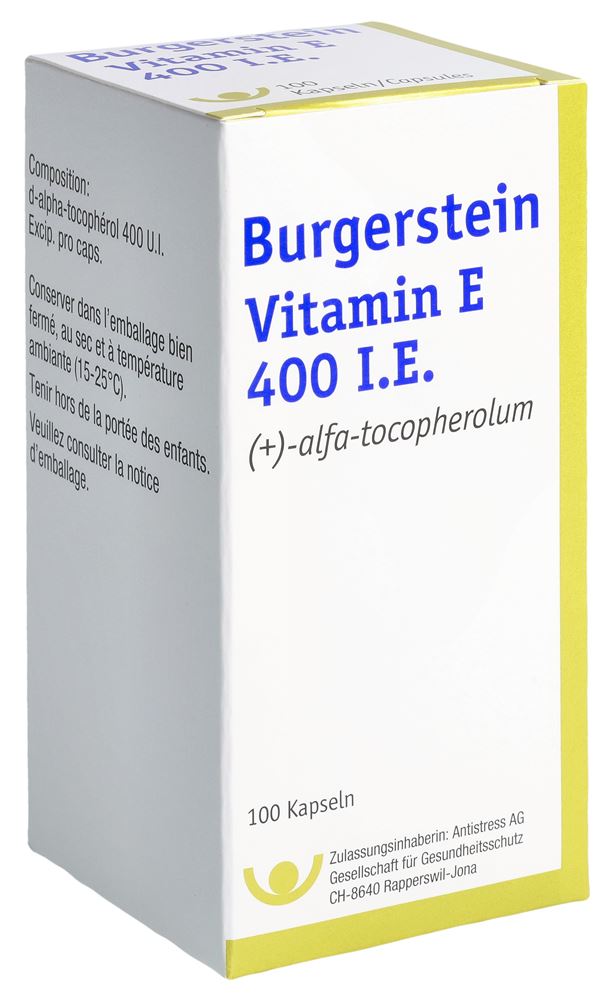 BURGERSTEIN Vitamin E 400 IE, image principale