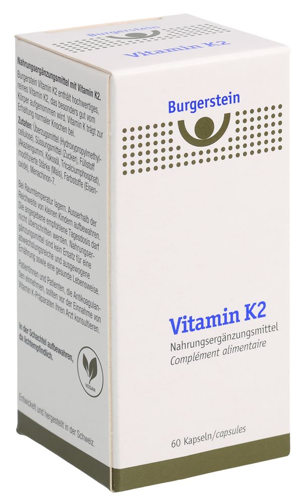 BURGERSTEIN Vitamin K2 180 mcg, image principale