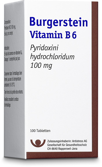 BURGERSTEIN Vitamine B6 100 mg, image principale