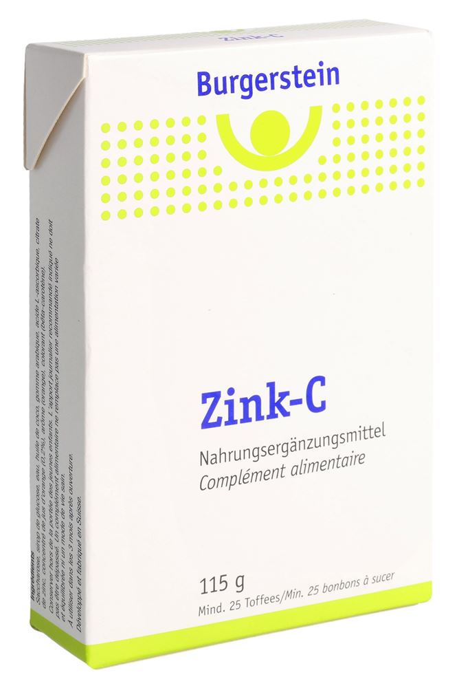 BURGERSTEIN Zink-C bonbons à sucer