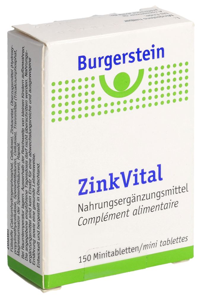 BURGERSTEIN ZinkVital mini comprimés 5 mg, image principale