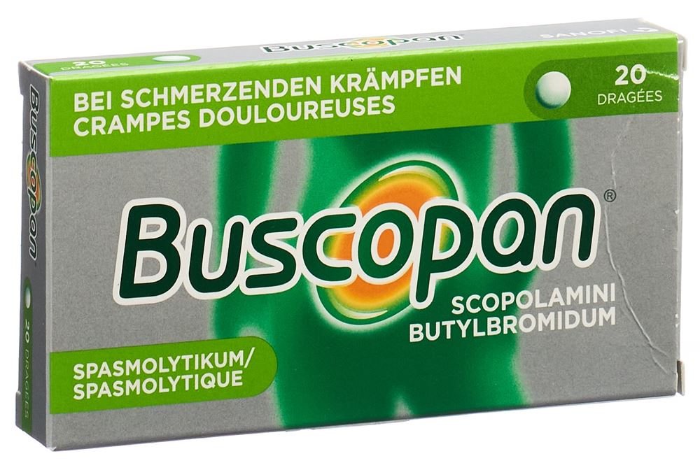 BUSCOPAN drag 10 mg blist 20 pce, image principale