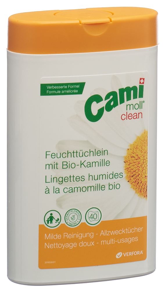 CAMI MOLL clean Feuchttücher, Hauptbild