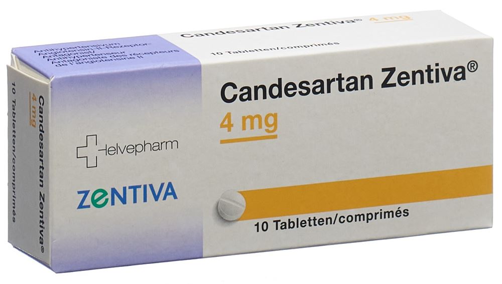 CANDESARTAN Zentiva 4 mg, image principale