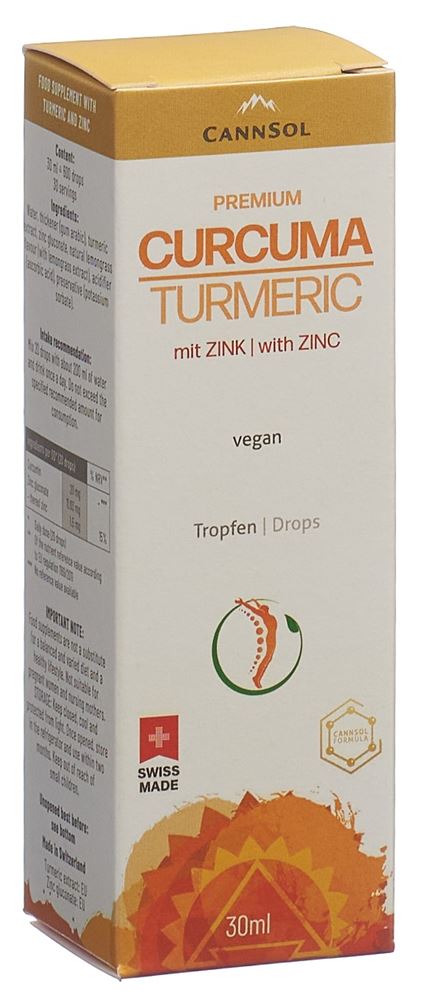 CANNSOL Premium Curcuma mit Zink