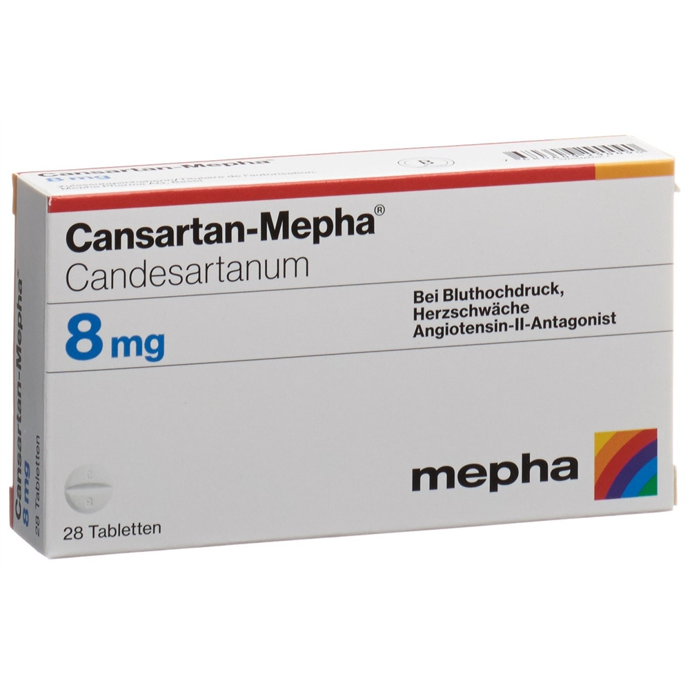 CANSARTAN Mepha 8 mg, image principale