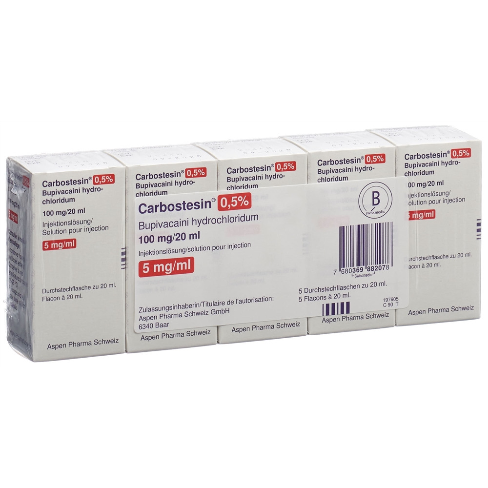 Carbostesin 0.5% 100 mg/20ml, Hauptbild