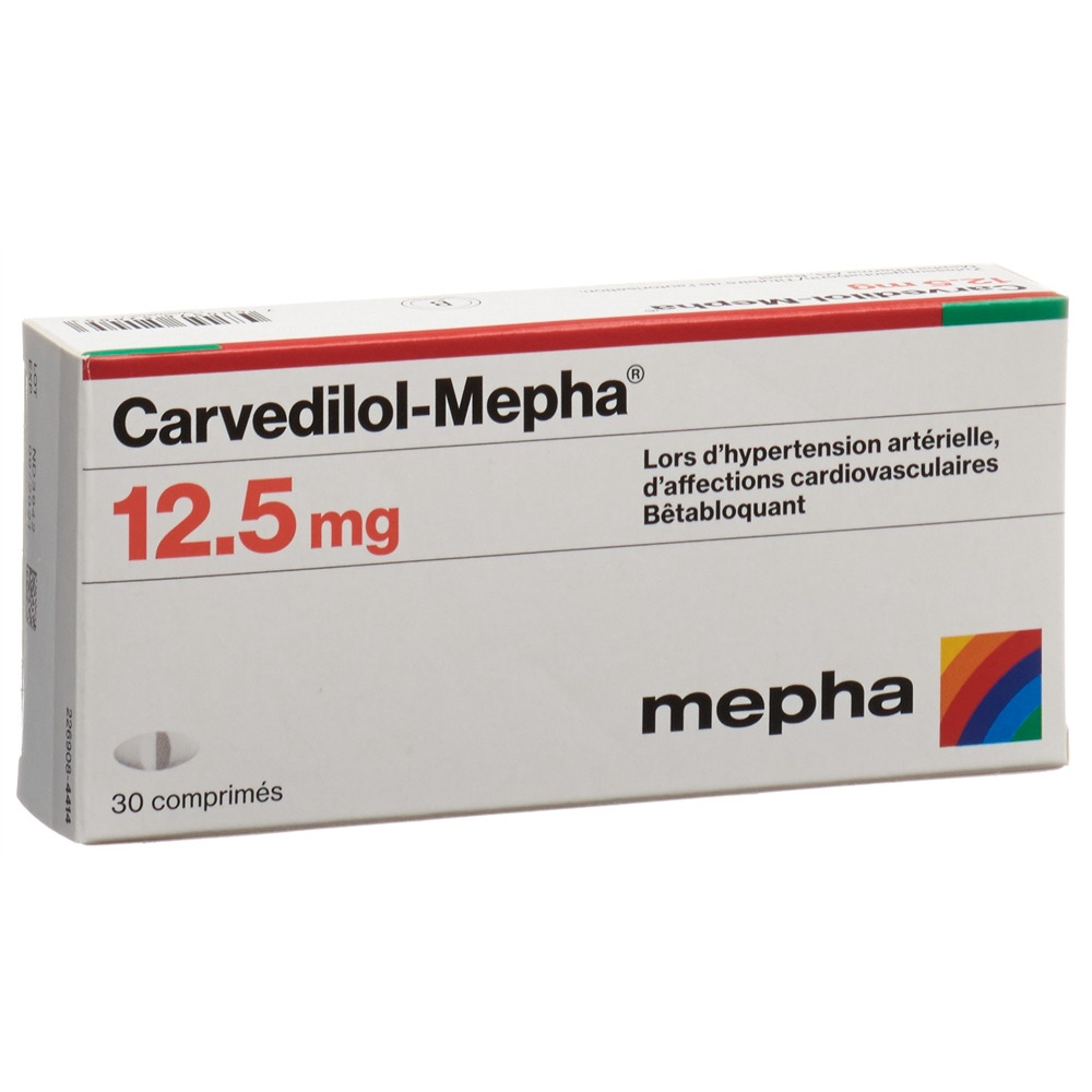 Carvedilol-Mepha Mepha 12.5 mg, Bild 2 von 2