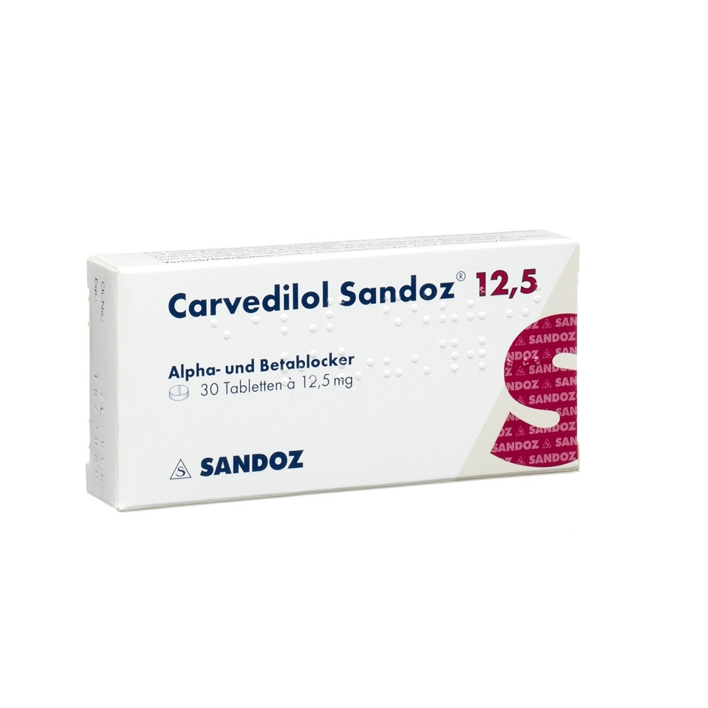CARVEDILOL Sandoz 12.5 mg, Hauptbild